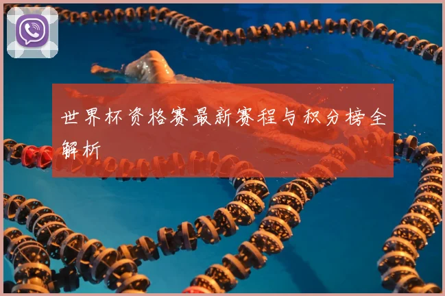 世界杯资格赛最新赛程与积分榜全解析
